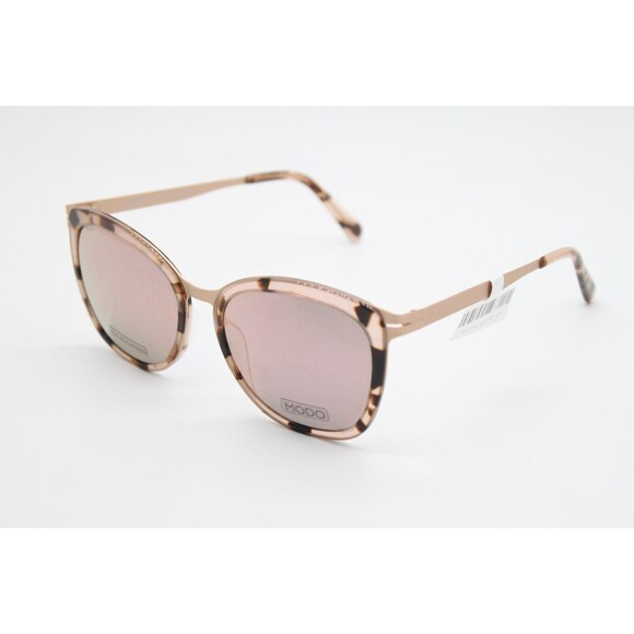 NEW MODO MODEL 455 BLSTT BLUSH TORTOISE POLARIZED AUTHENTIC SUNGLASSES 54-18